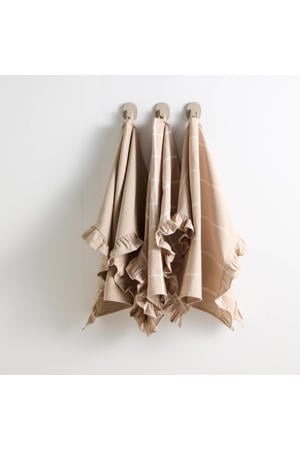 theedoek ruffle (50x70 cm) (set van 3)