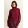 Expresso trui met wol rood gebreid