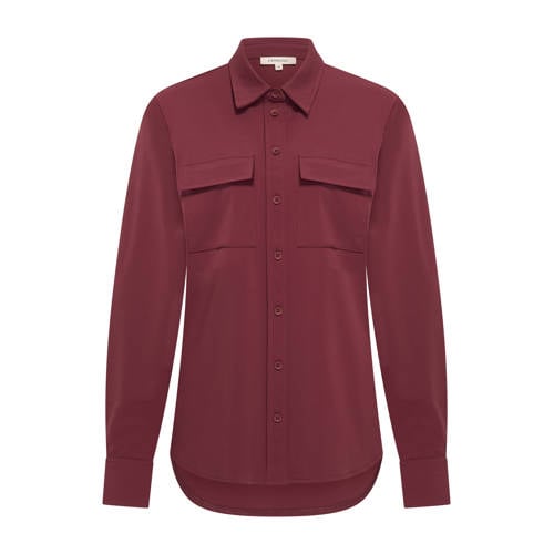 Expresso travelstof blouse donkerrood afbeelding