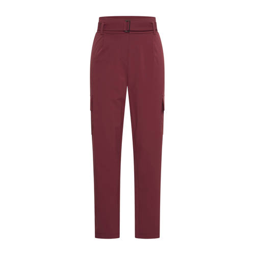 Expresso travelstof broek donkerrood afbeelding