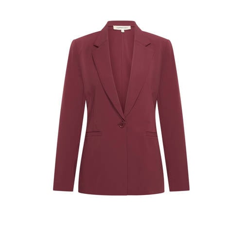 Expresso getailleerde blazer donkerrood afbeelding