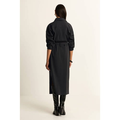 Expresso travelstof blousejurk zwart afbeelding