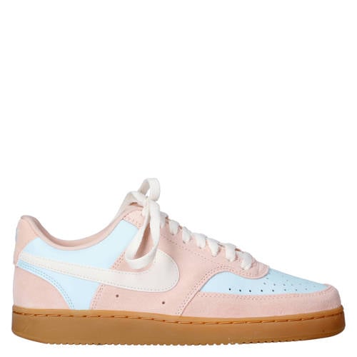 Nike Court Vision Low sneakers roze/lichtblauw/ecru afbeelding
