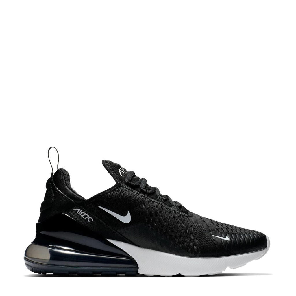 Zwarte dames Nike Air Max 270 sneakers van mesh/voering: mesh/voetbed: eva met veters