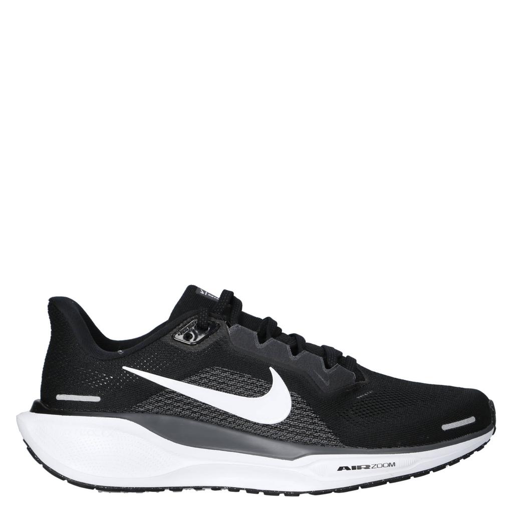 Zwart en witte heren Nike Air Zoom Pegasus 41 hardloopschoenen van mesh-pu/voering: mesh/voetbed: eva met veters