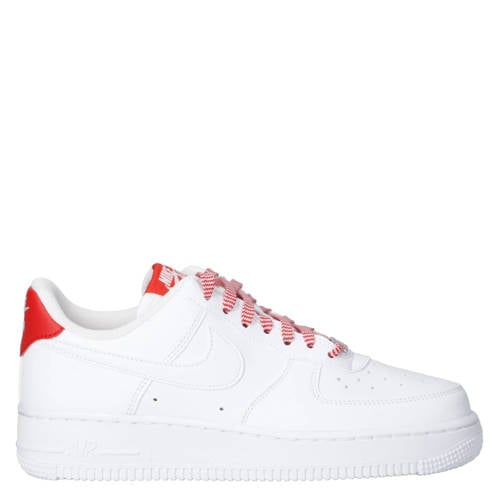 Nike Air Force 1'07 Next Nature sneakers wit/rood afbeelding