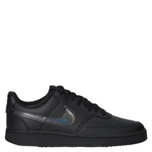 Court Vision Low imitatieleren sneakers zwart