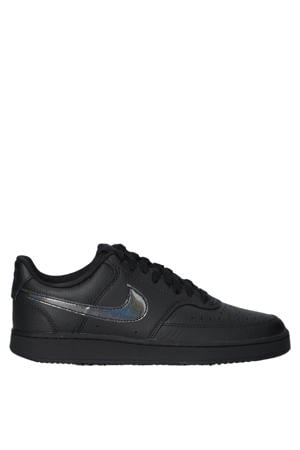 Court Vision Low imitatieleren sneakers zwart
