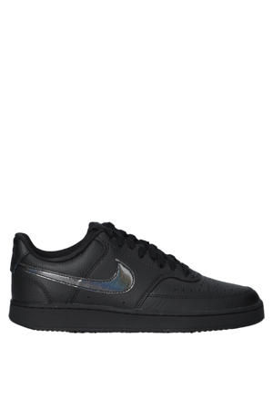 Court Vision Low imitatieleren sneakers zwart