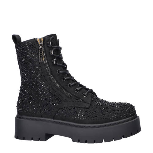 La Strada veterboots met strass zwart afbeelding