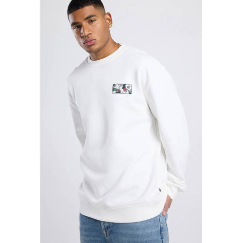 America Today sweater met backprint wit afbeelding