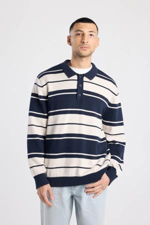 gestreepte sweater blauw