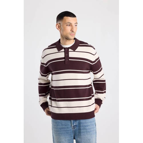America Today gestreepte sweater rood afbeelding