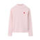 Sissy-Boy gestreepte longsleeve lichtroze rib gebreid