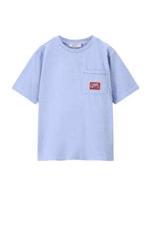 T-shirt lichtblauw