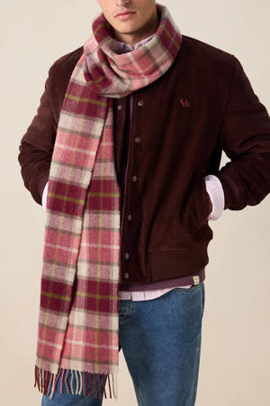 corduroy bomberjack donkerpaars