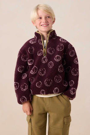 pullover donkerrood