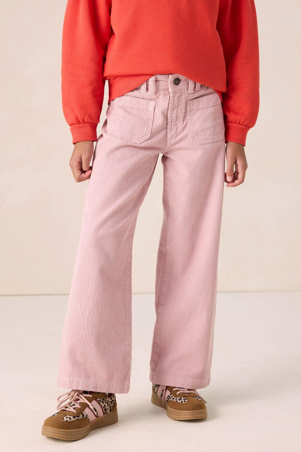 Sissy-Boy corduroy casual broek roze