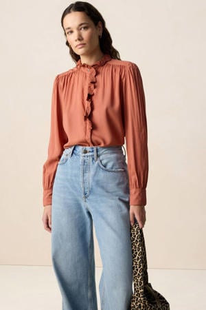 blouse koraalrood