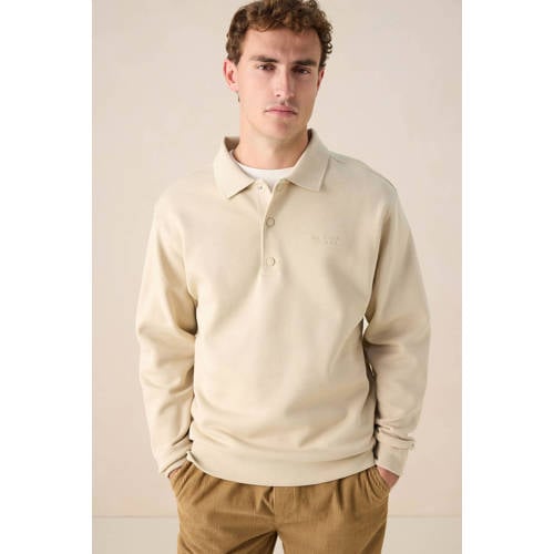 Sissy-Boy sweater met backprint beige afbeelding