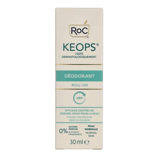 Roc Keops roll-on deodorant - 30 ml afbeelding
