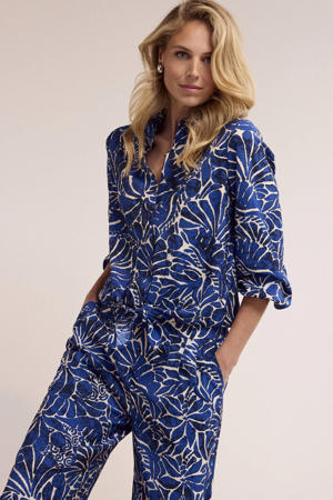 blouse blauw