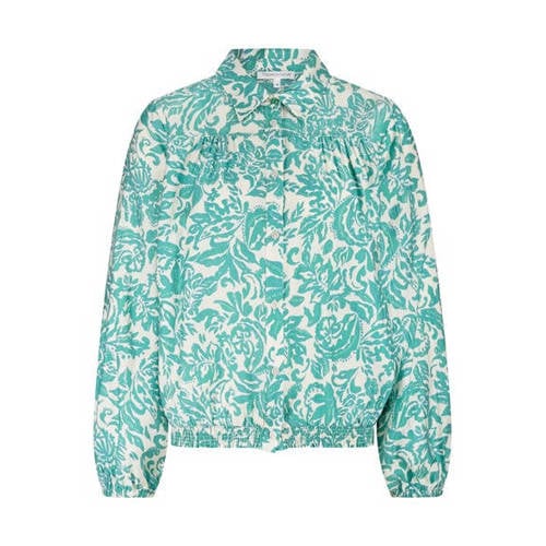 Tramontana gestreepte blouse turquoise afbeelding