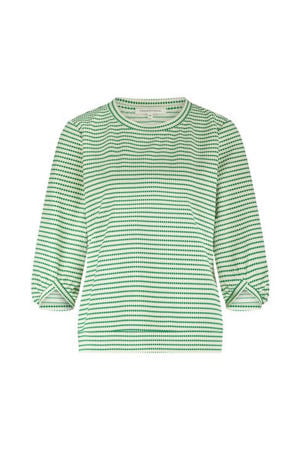 gestreepte top groen