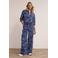 Tramontana wide leg high waist casual broek blauw