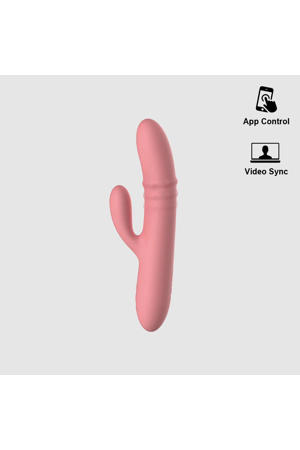 Interactieve Stotende Rabbit vibrator - Mora