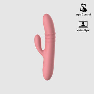 Interactieve Stotende Rabbit vibrator - Mora