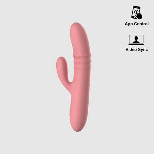 Svakom Interactieve Stotende Rabbit vibrator - Mora afbeelding
