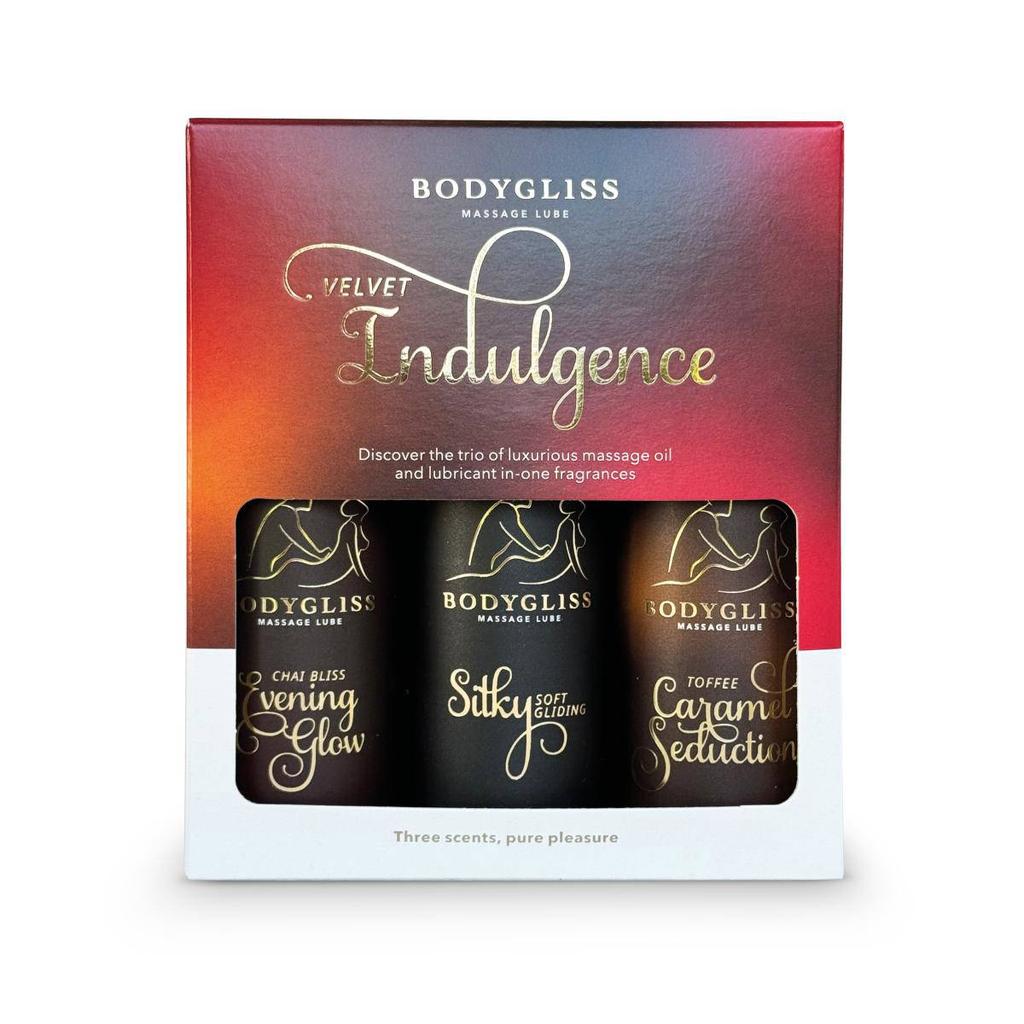 Bodygliss Travel Edition 3-Pack glijmiddel - Velvet Indulgence