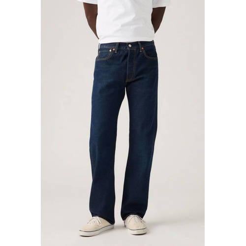Levi's 501 straight leg jeans dark indigo afbeelding
