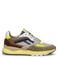 Floris van Bommel De Treener 01.57 suède sneakers bruin/geel