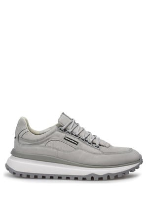 De Gripper 03.03 nubuck sneakers lichtgrijs