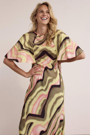 midi jurk groen
