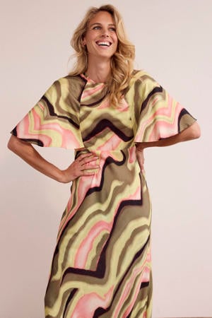midi jurk groen