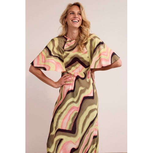 Tramontana midi jurk groen afbeelding