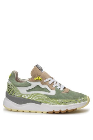 Treni 01.00 suède sneakers groen