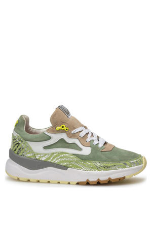 Treni 01.00 suède sneakers groen
