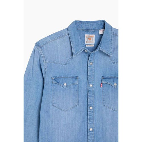 Levi's regular casual overhemd blauw afbeelding