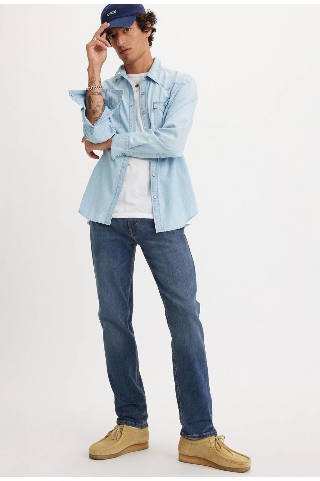 Levi's Big and Tall 502 tapered jeans panda