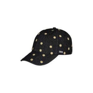 pet Sweeys Cap met bloemen print zwart