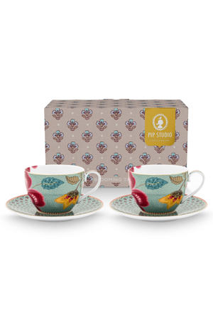kop en schotel blooming Tales (set van 2)