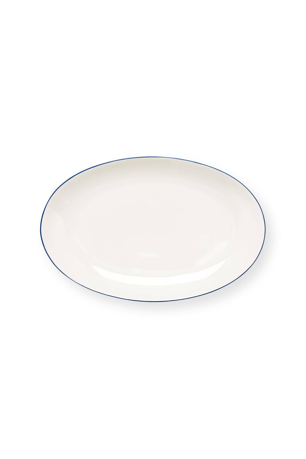 vtwonen dinerbord White-Blue Line (25 cm)