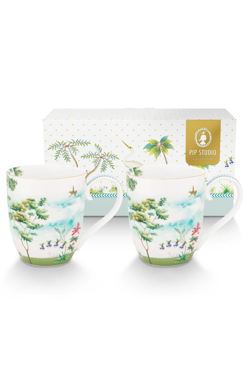 Pip Studio mok Jolie (450 ml) (set van 2)