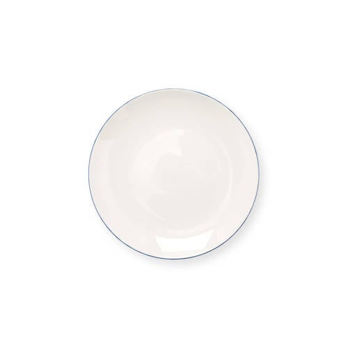 vtwonen ontbijtbord White-Blue Line (23 cm) afbeelding