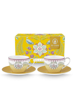 kop en schotel lily & lotus (set van 2)