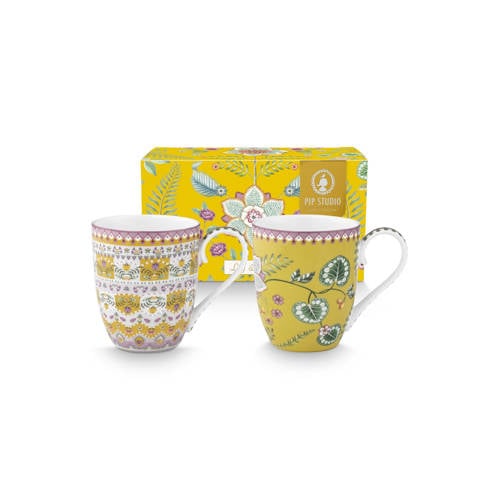 Pip Studio kopje lily & lotus (450ml) (set van 2) afbeelding